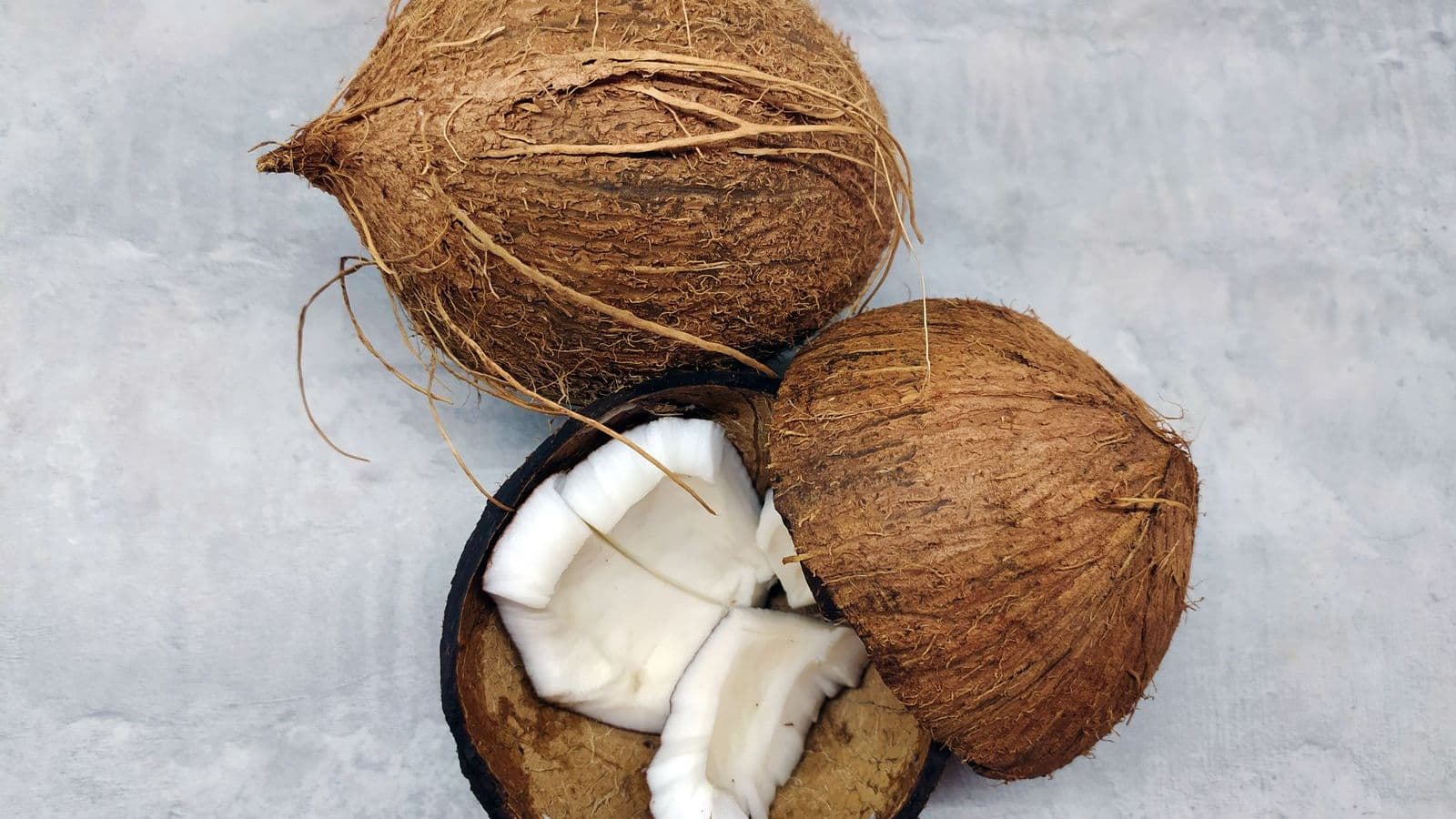 Whole and cut coconuts - Can Dogs Eat Coconut? Flesh, Oil and Milk